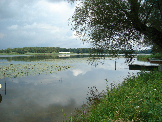 Blick auf den Semliner See in der Nähe der Ferienwohnung